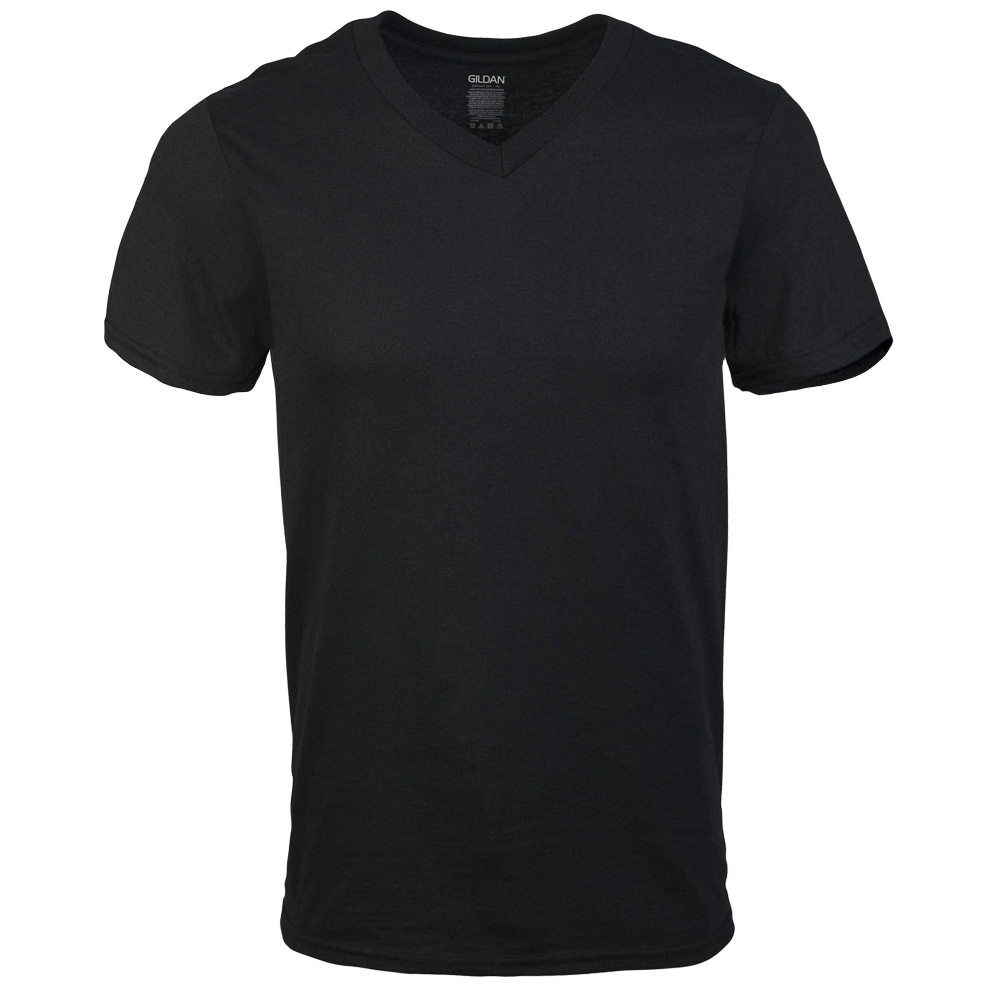 Gildan Herren T-Shirts mit V-Ausschnitt, Multipack, Stil G1103 Unterwäsche, 5 Stück, XXL (5er Pack)