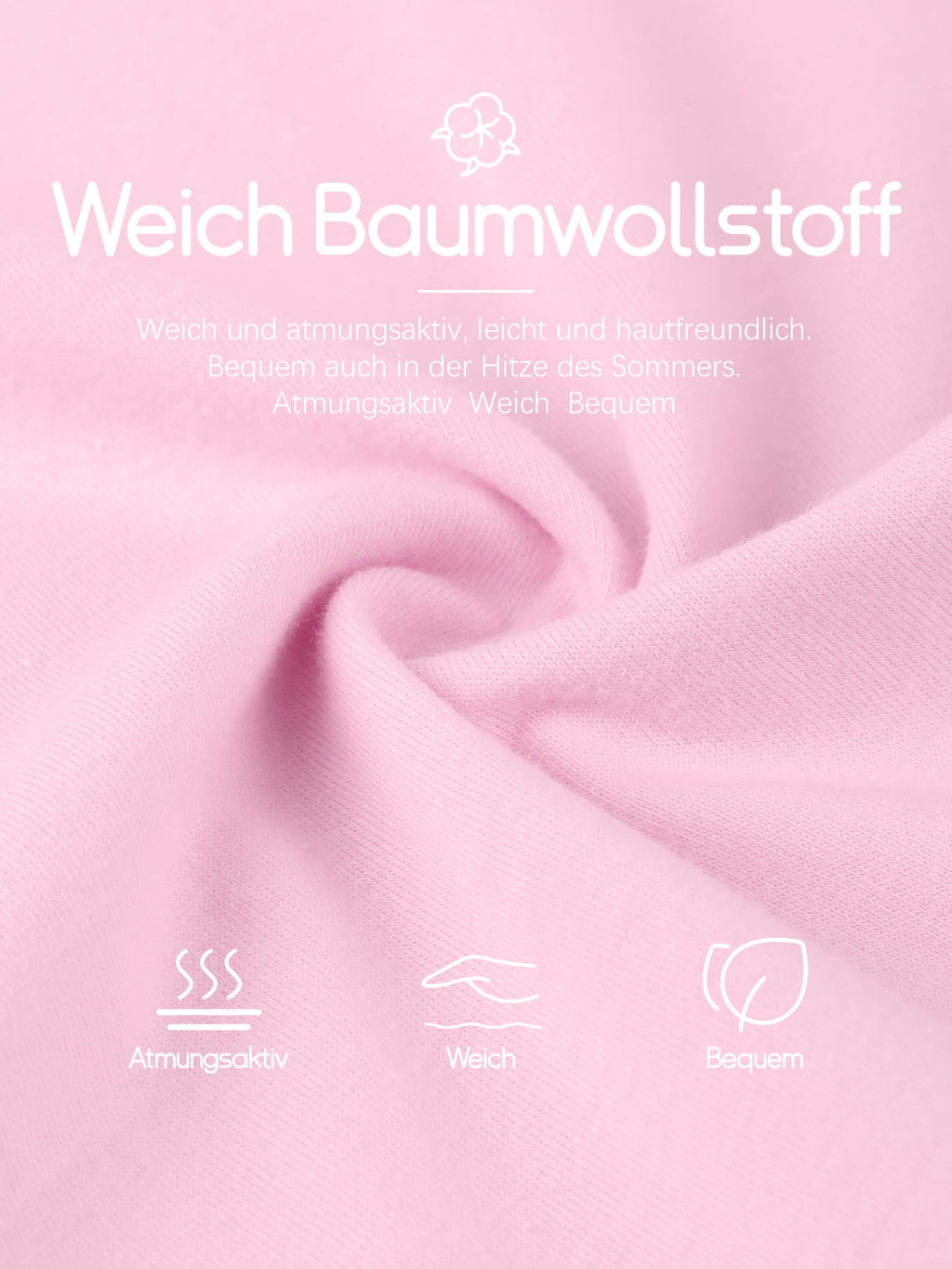 YERIOK 5er Pack T-Shirts Mädchen Kinder Tshirts Sommer Kurzarm Shirt Tops Baumwolle Basic Rundhalsausschnitt Tees Oberteile